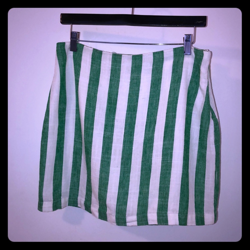 NWOT Forever 21 Gauze Striped Skirt